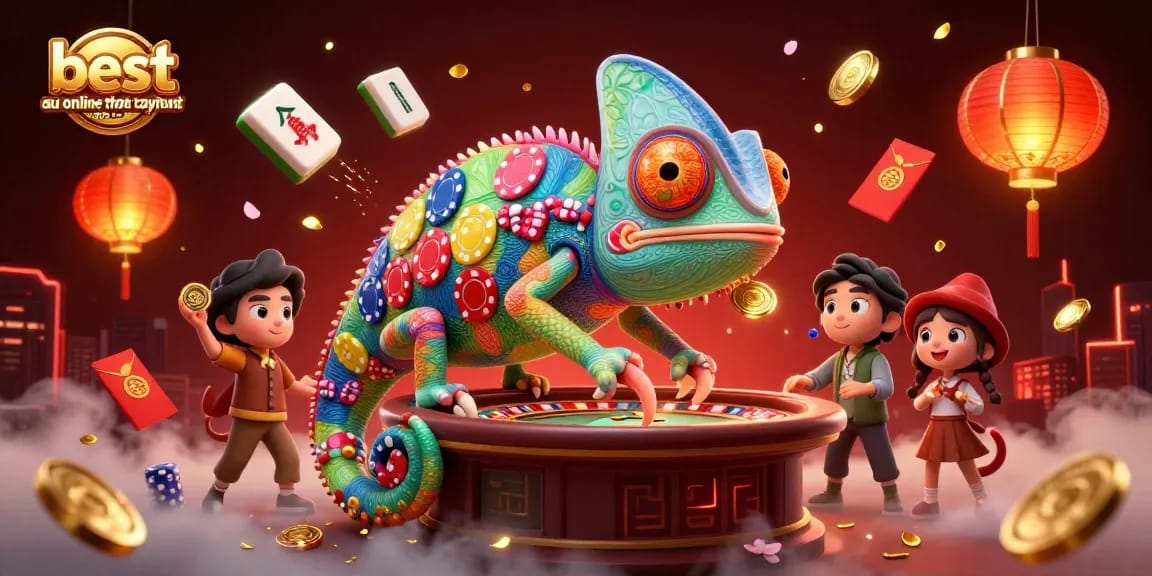 Celebrate wins at the best au online casinos that payout with vibrant gaming scenes and lucky chameleons.