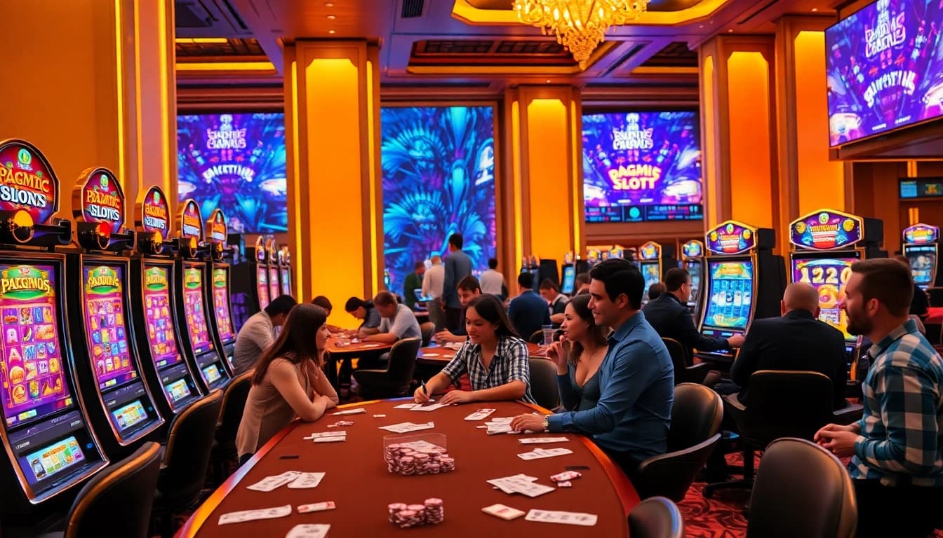 Experience thrilling gameplay with Pragmatic Slots at a vibrant casino.