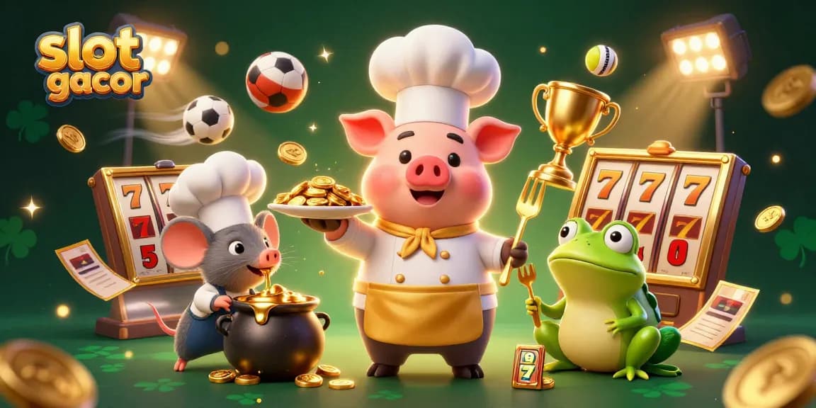 Experience thrilling gameplay at slot gacor with exciting gold coins and dynamic characters.