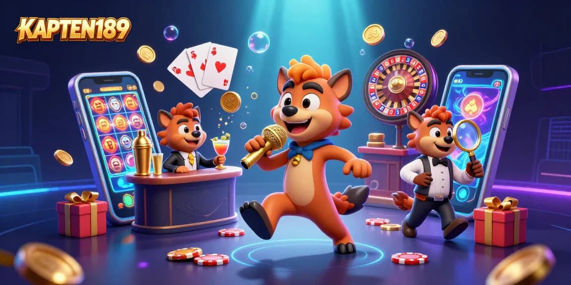 KAPTEN189 menawarkan pengalaman bermain slot dengan karakter lucu di kasino online yang penuh semangat.