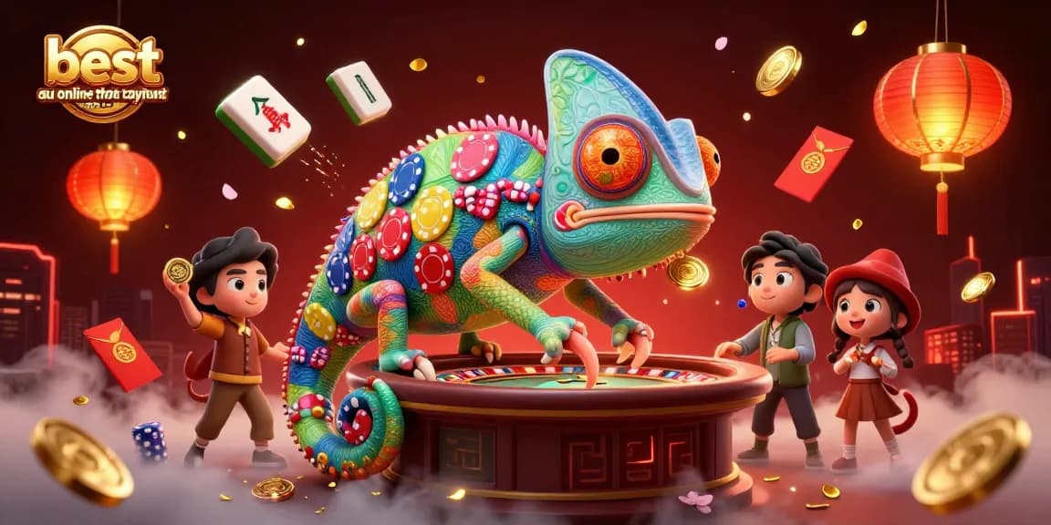 Celebrate wins at the best au online casinos that payout with vibrant gaming scenes and lucky chameleons.