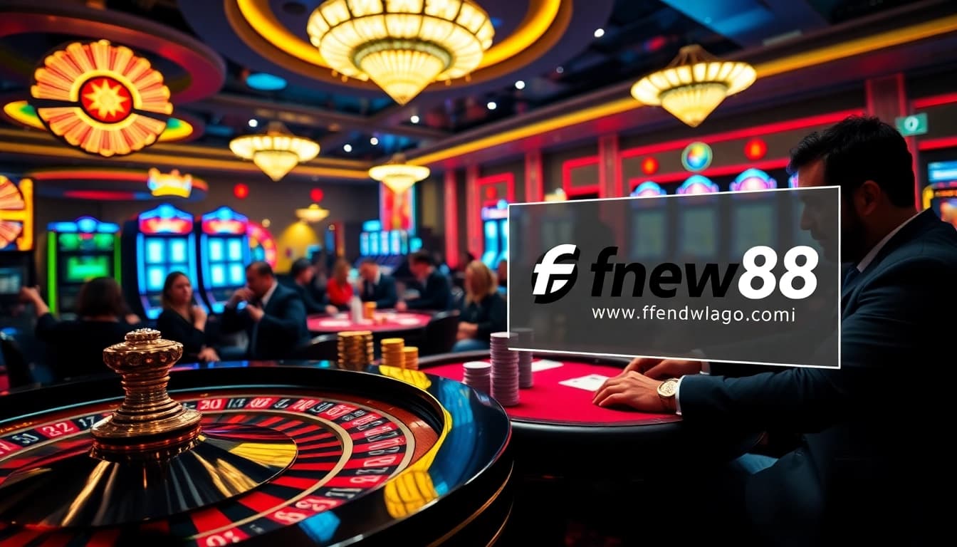 This lively casino scene showcases players enjoying games, highlighting the thrill of https://fnew88.com/ and its dynamic betting options.