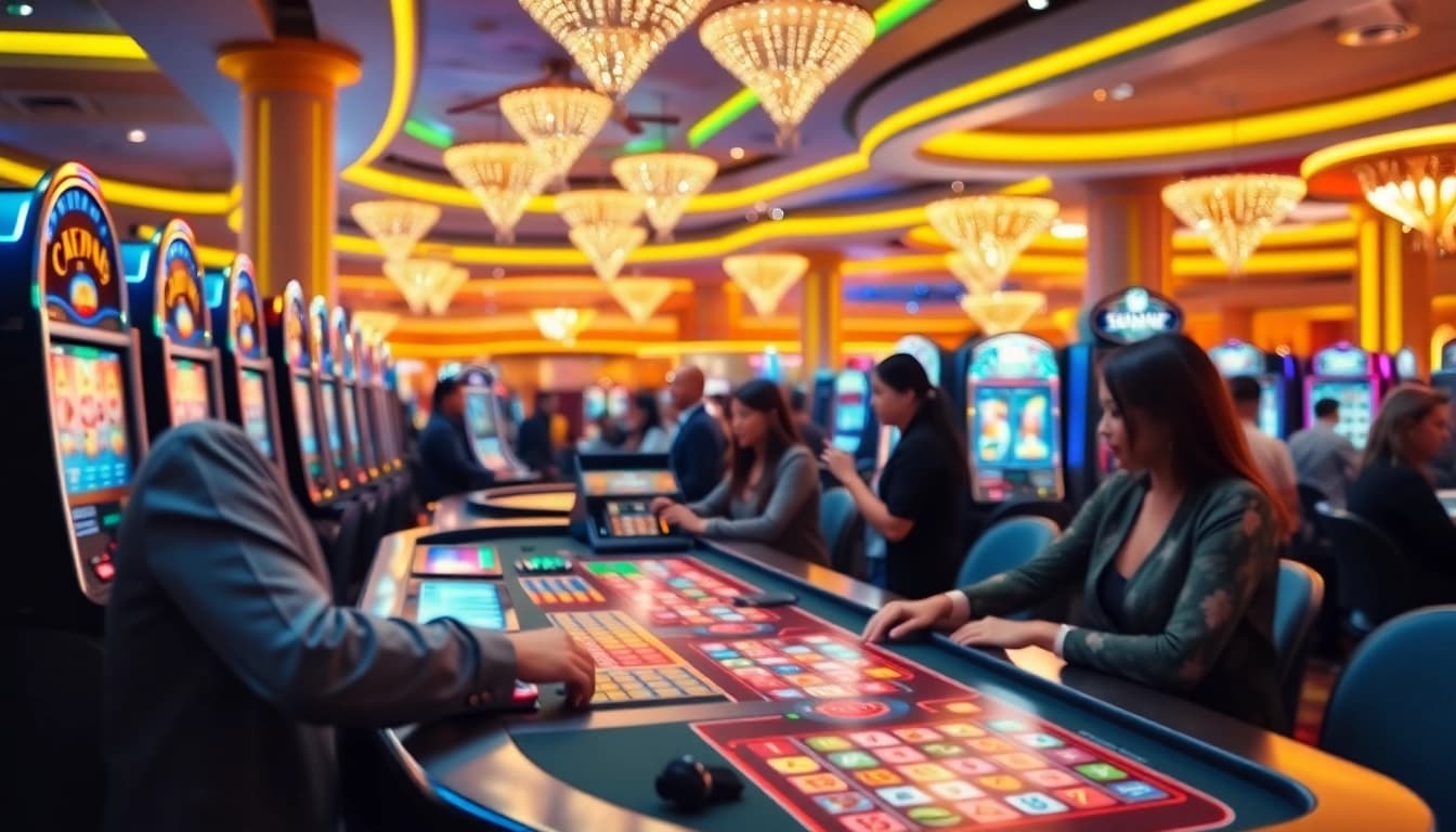 เล่นเกมคาสิโนที่ https://slotxo.us.com/ ด้วยแสงสว่างสดใสในบรรยากาศที่มีชีวิตชีวา