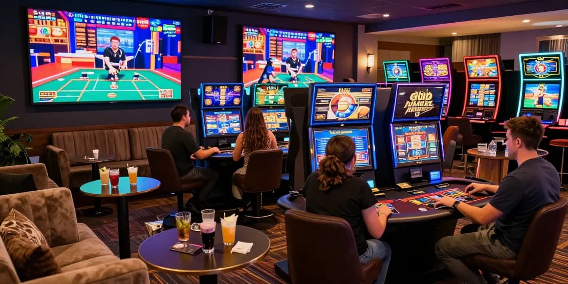 Engaged players at a credit card casino lounge showcasing scoarch.org.uk's top online gaming experience