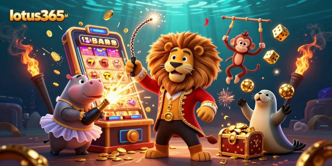 Spin and win with your lotus365 id in this dynamic casino-themed digital illustration featuring vibrant characters and game elements.