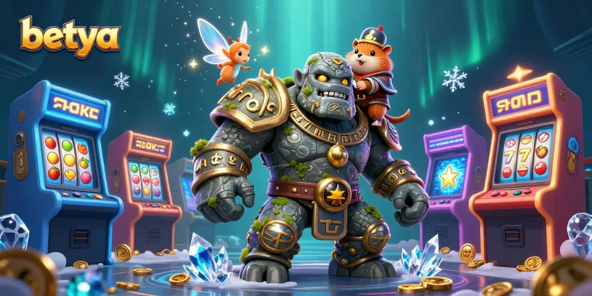 Engage in thrilling gameplay at betya with a magical scene of adventure and gambling excitement.