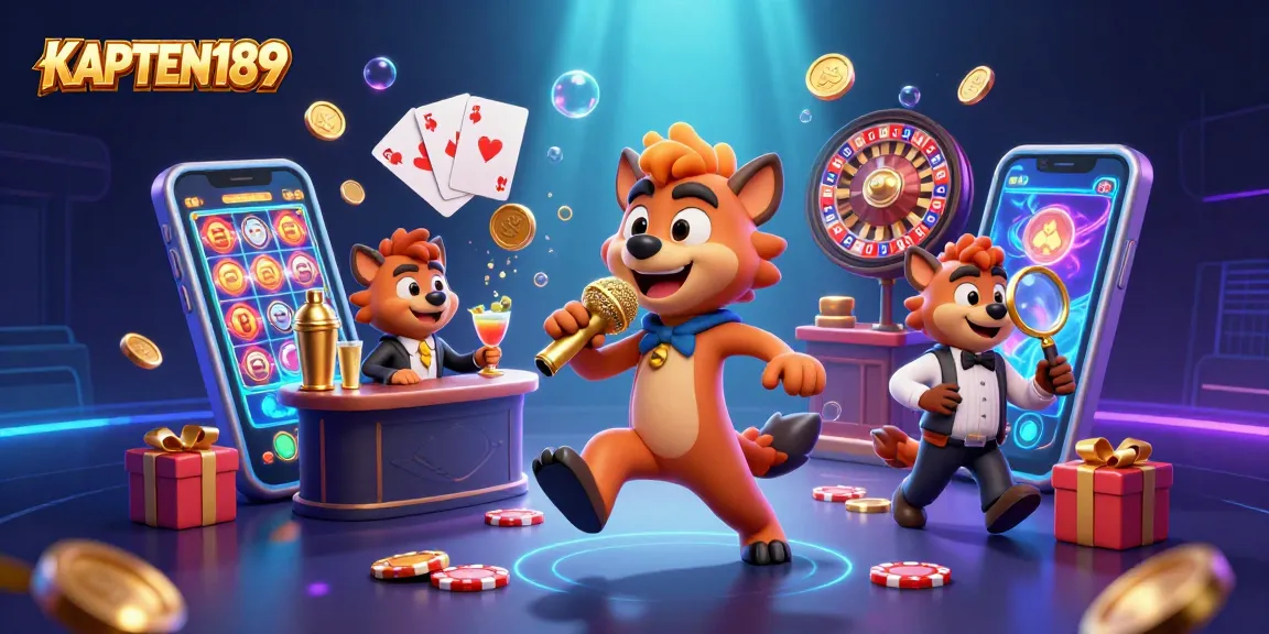 KAPTEN189 menawarkan pengalaman bermain slot dengan karakter lucu di kasino online yang penuh semangat.