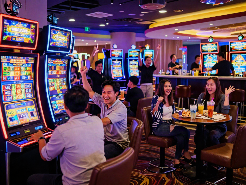 Experience the thrill of slot gacor amidst vibrant casino excitement.
