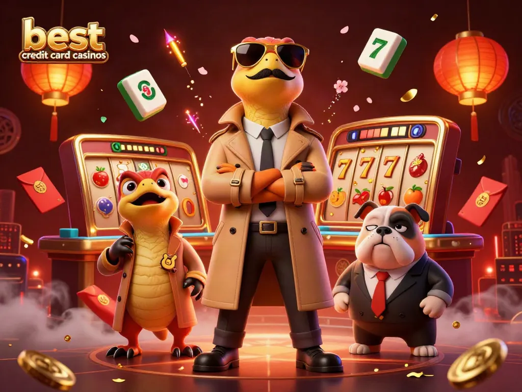 Experience the excitement of the best credit card casinos featuring fun characters and games.