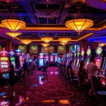 Engage with thrilling slot online machines in a luxurious casino setting.