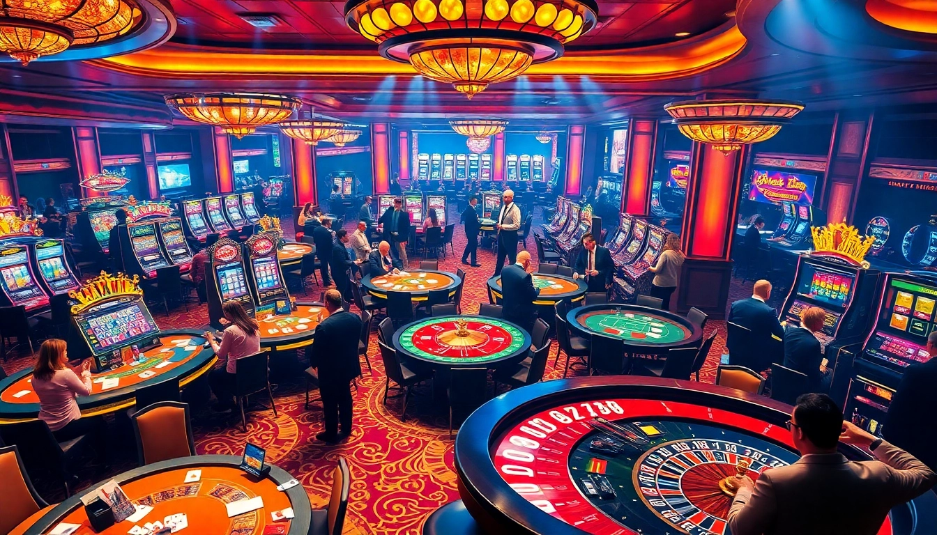 Rasakan kegembiraan Datuk Win saat para pemain merayakan di meja kasino mewah.