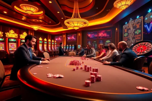 Engaging players at a luxurious casino table, emphasizing gameplay experiences at http://2haywin.pro/.