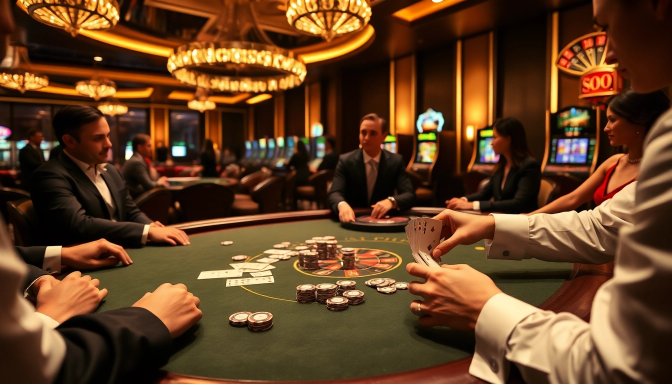 Experience the thrill of SODO CASINO with vibrant casino action and luxurious gaming elements.