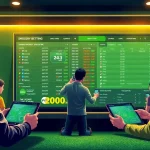 แทงบอลยังไง in an immersive online betting environment showcasing vibrant screens and engaged users.