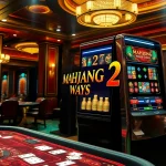 Experience the excitement of Mahjong Ways 2 slot with vibrant casino elements and action-packed gameplay.