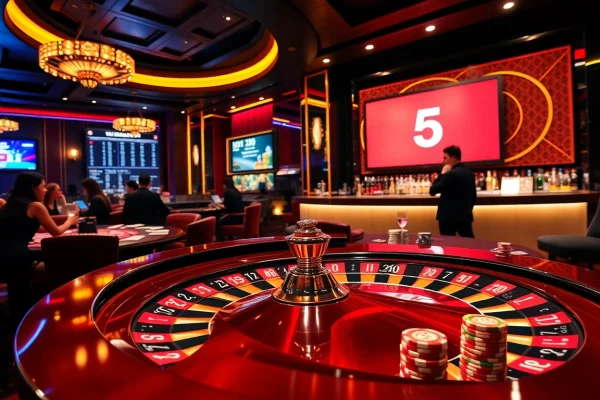 Engaging in thrilling gameplay with tỷ lệ kèo nhà cái 5 at a luxurious casino table.